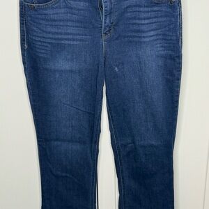 Wit & Wisdom Dark Blue Straight Leg Jeans
